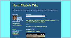 Desktop Screenshot of beatmatchcity.com